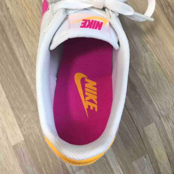 Nike Classic Cortez Leather White Laser Fuchsia W - Picture 7 of 8